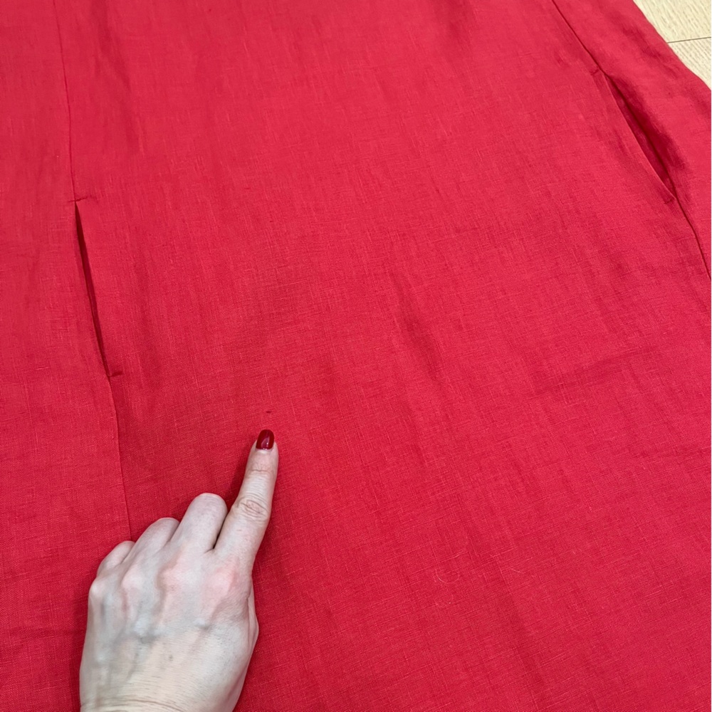 Le Tricot Perugia Linen Shift Dress - Picture 13 of 13